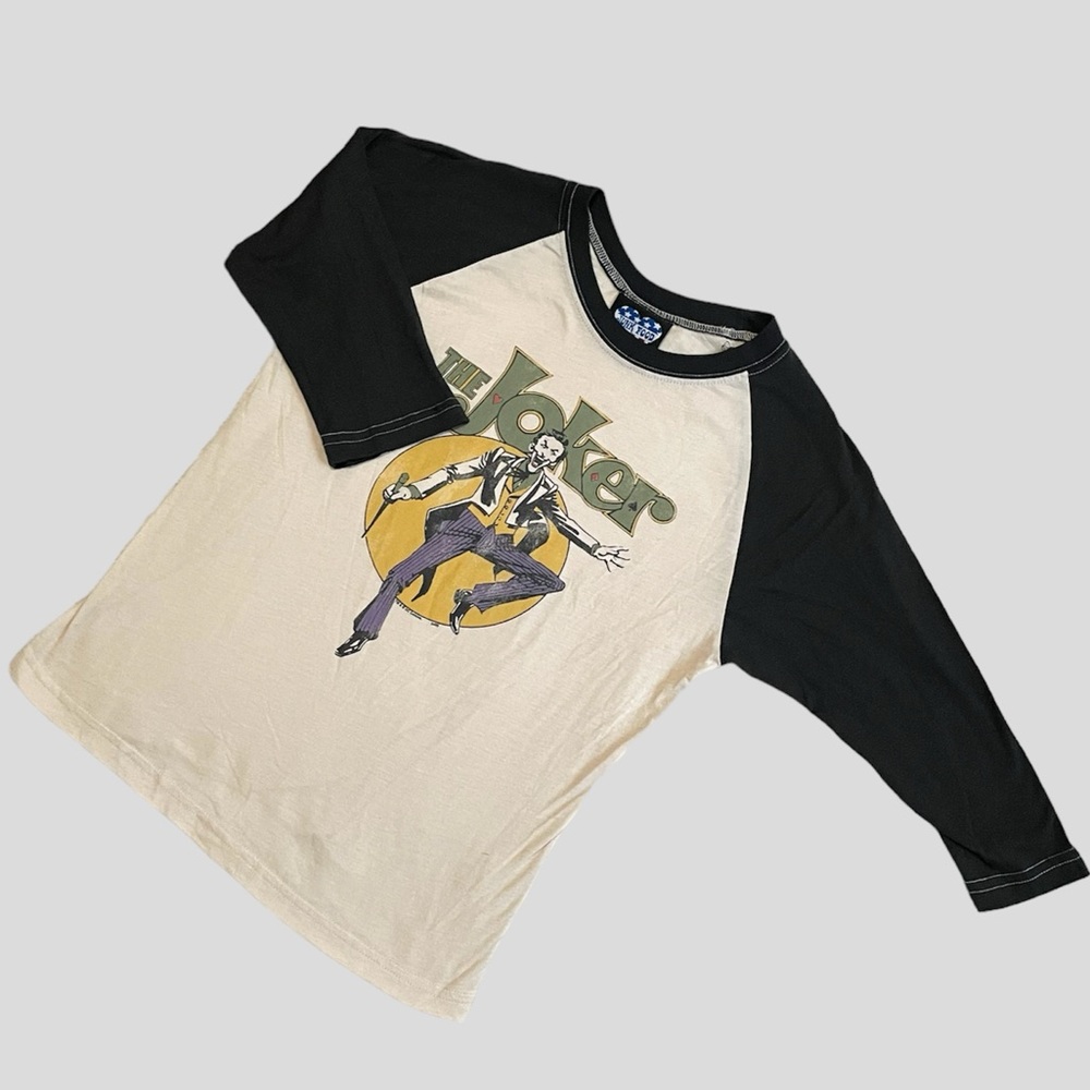 Y2k JUNKFOOD The Joker Raglan baseball tee - Picture 4 of 17